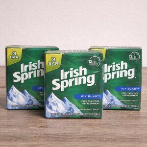 Lot of 9 Bars Irish ☘️ Spring ICY BLAST Bath Soap 🧼